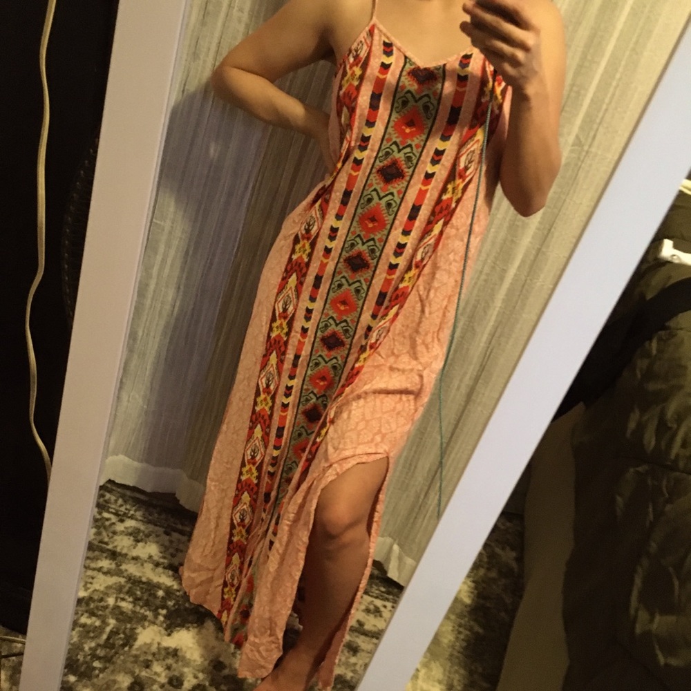 Spaghetti strap maxi dress